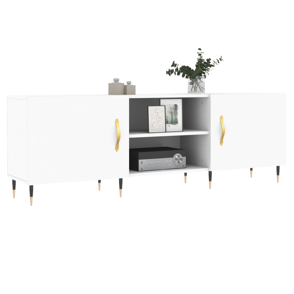 TV Cabinet White 150x30x50 cm Engineered Wood