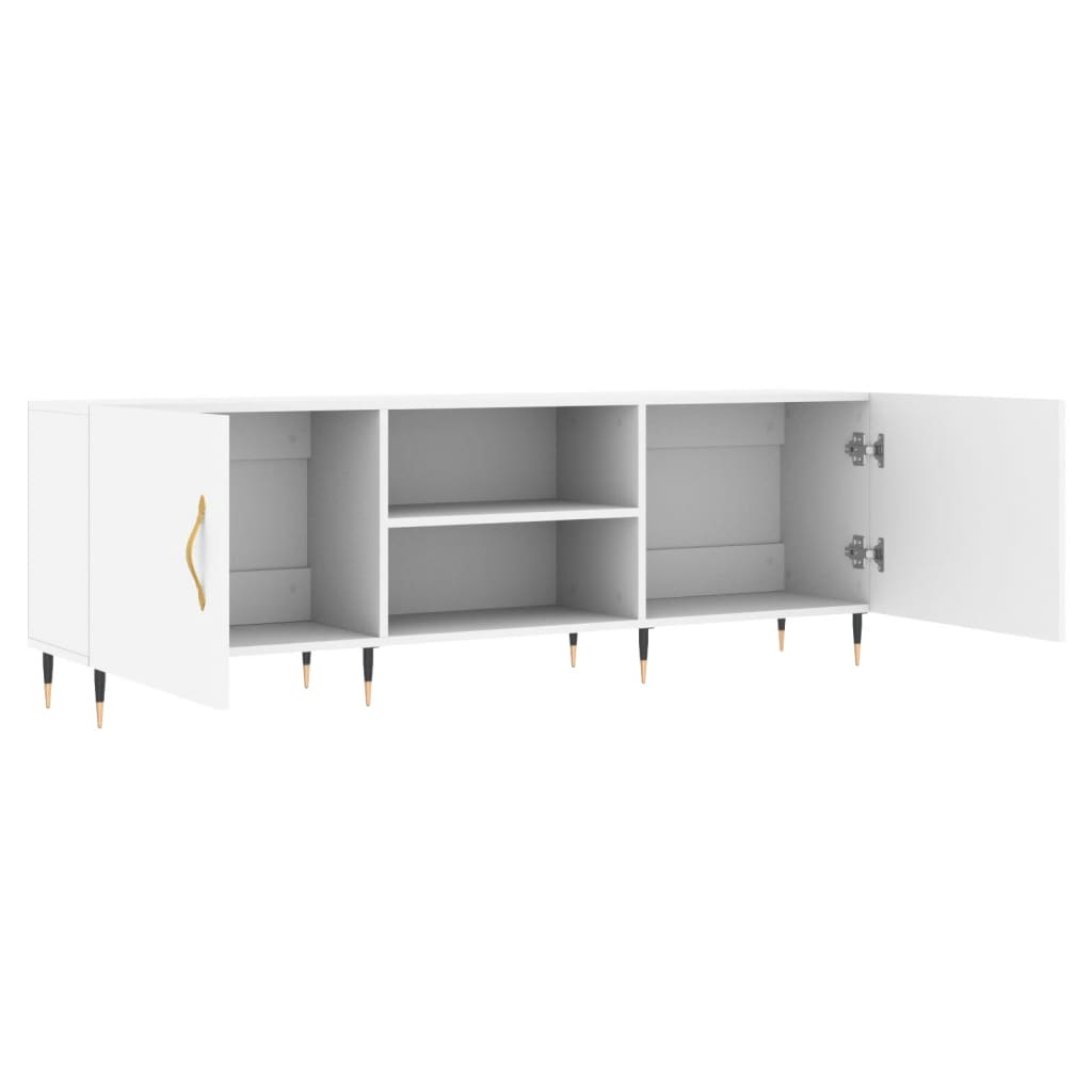 TV Cabinet White 150x30x50 cm Engineered Wood