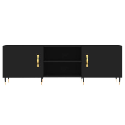 TV Cabinet Black 150x30x50 cm Engineered Wood