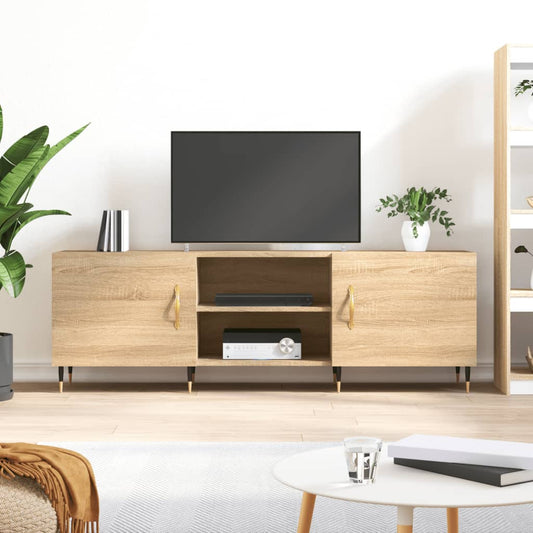 TV Cabinet Sonoma Oak 150x30x50 cm Engineered Wood