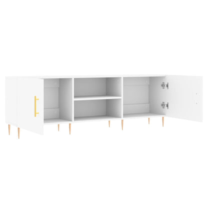 TV Cabinet White 150x30x50 cm Engineered Wood