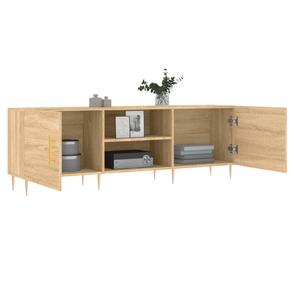 TV Cabinet Sonoma Oak 150x30x50 cm Engineered Wood