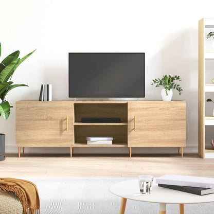 TV Cabinet Sonoma Oak 150x30x50 cm Engineered Wood