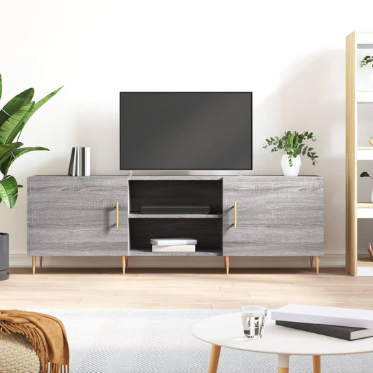 TV Cabinet Grey Sonoma 150x30x50 cm Engineered Wood