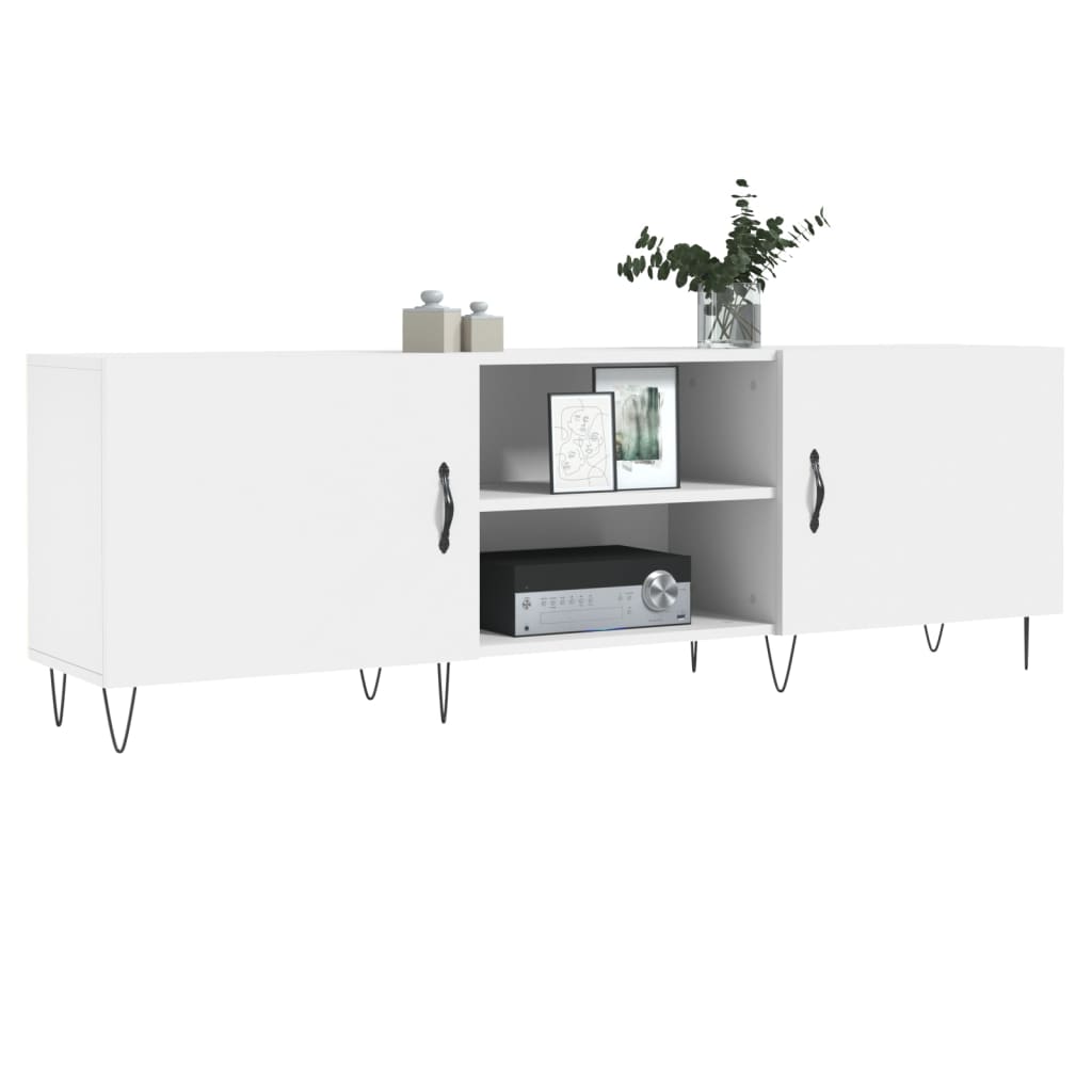 TV Cabinet White 150x30x50 cm Engineered Wood