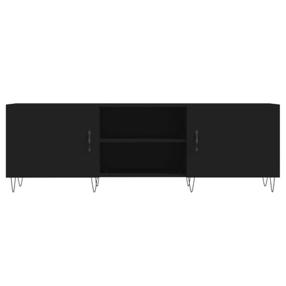 TV Cabinet Black 150x30x50 cm Engineered Wood