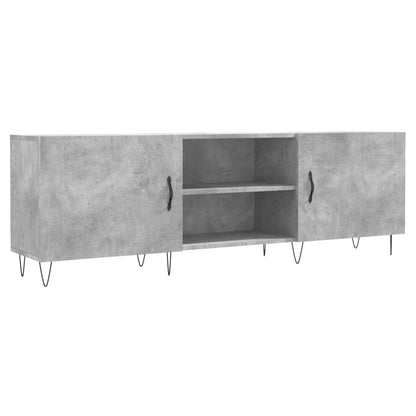 TV Cabinet Concrete Grey 150x30x50 cm Engineered Wood