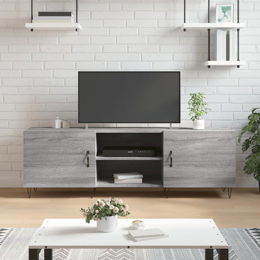 TV Cabinet Grey Sonoma 150x30x50 cm Engineered Wood