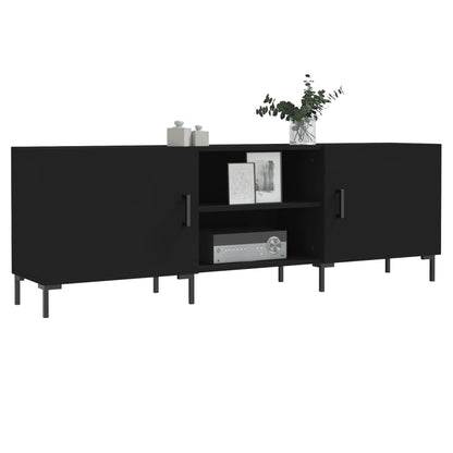 TV Cabinet Black 150x30x50 cm Engineered Wood