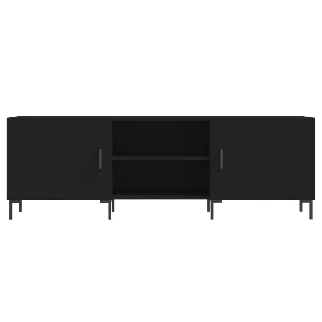 TV Cabinet Black 150x30x50 cm Engineered Wood