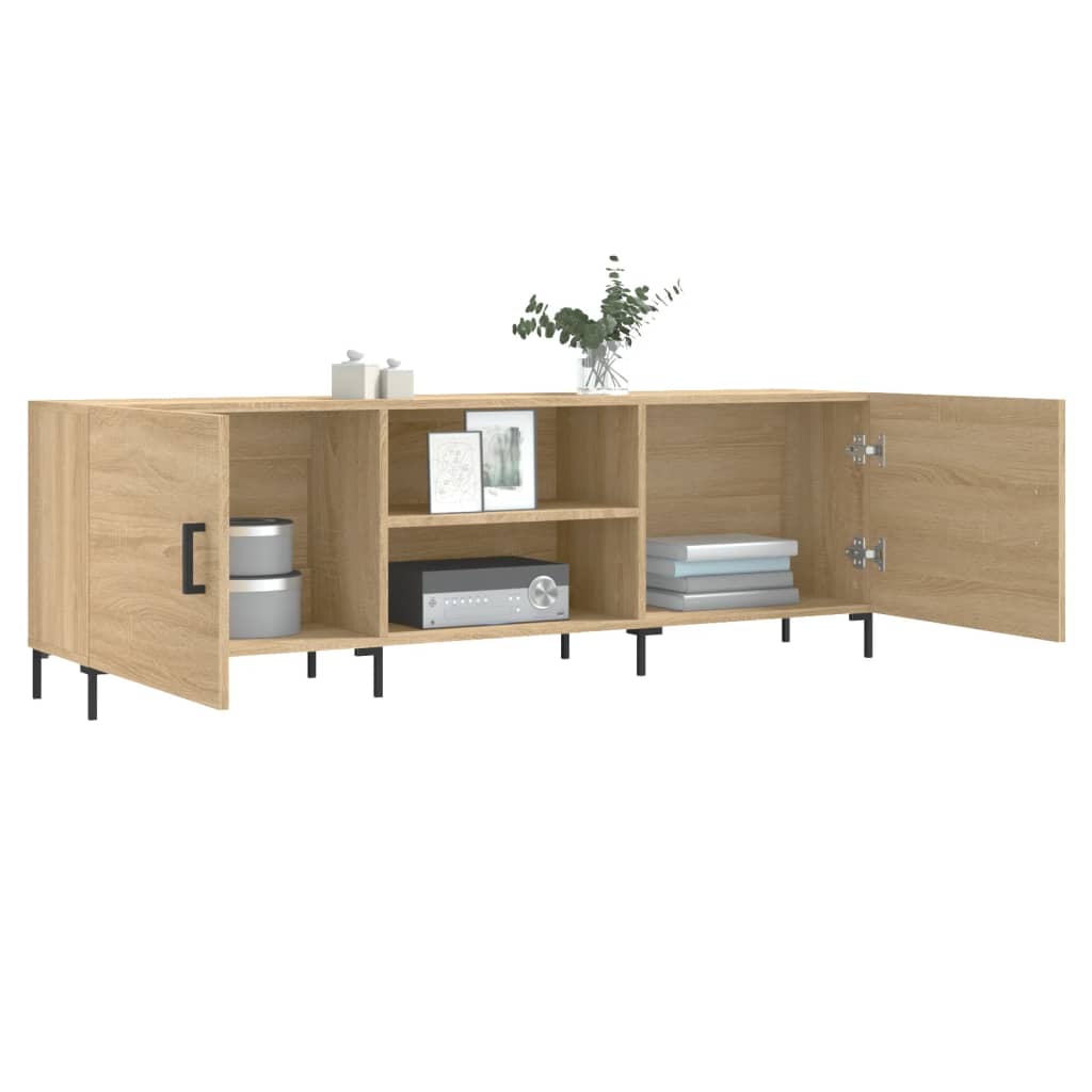 TV Cabinet Sonoma Oak 150x30x50 cm Engineered Wood