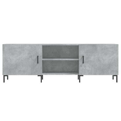 TV Cabinet Concrete Grey 150x30x50 cm Engineered Wood