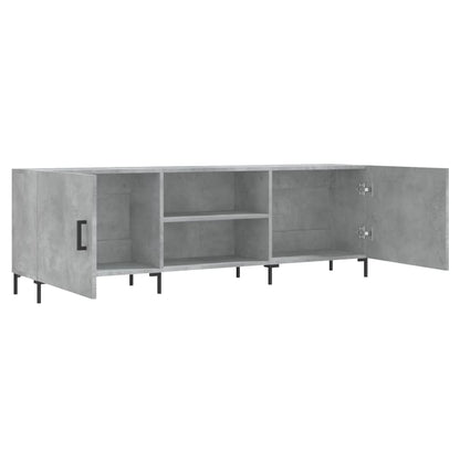 TV Cabinet Concrete Grey 150x30x50 cm Engineered Wood