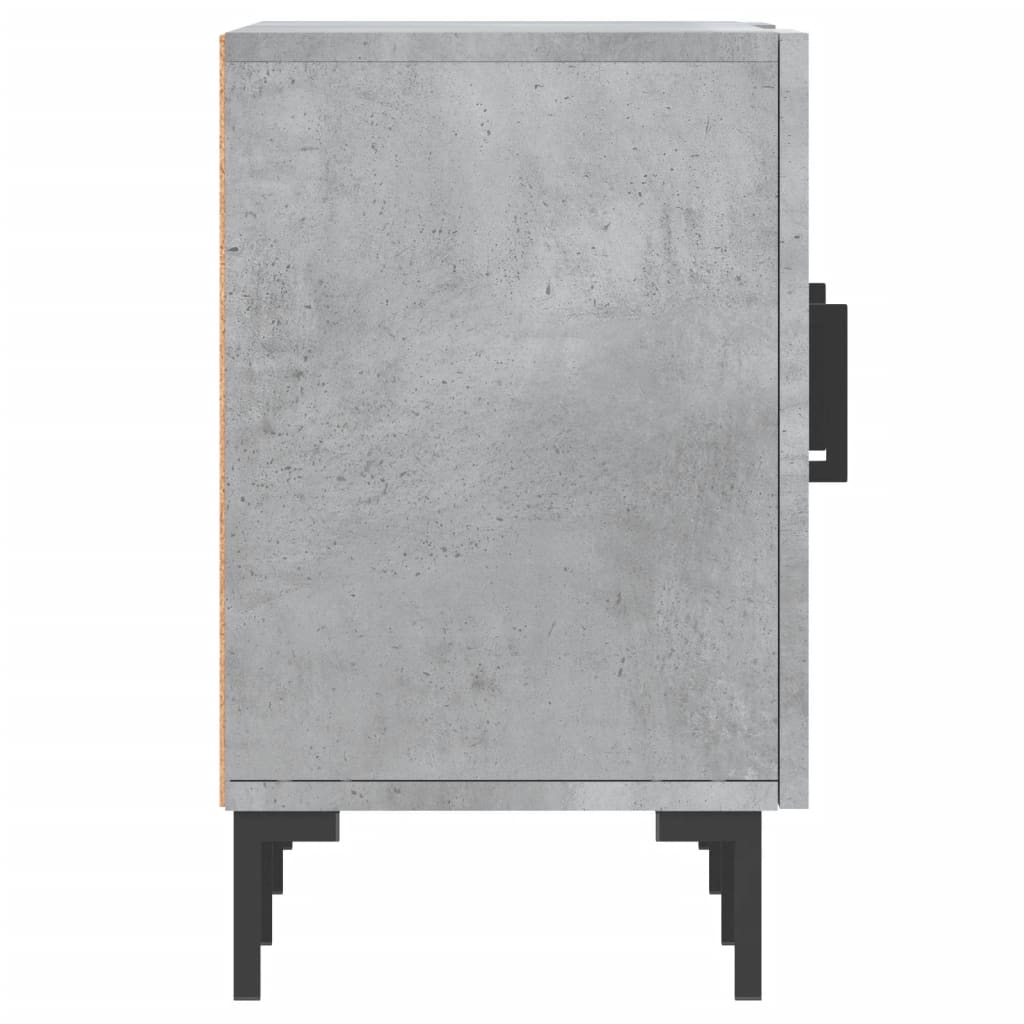 TV Cabinet Concrete Grey 150x30x50 cm Engineered Wood