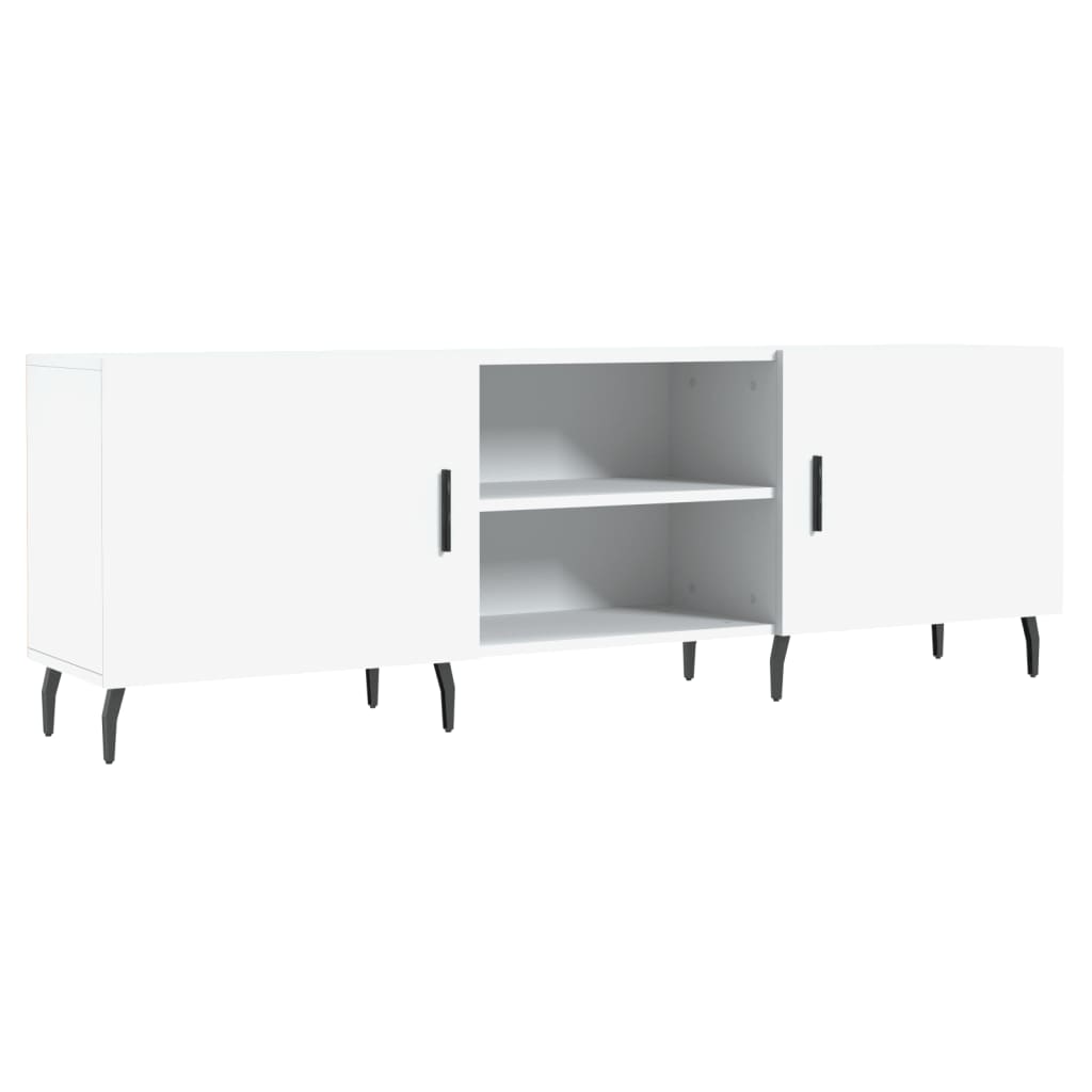 TV Cabinet White 150x30x50 cm Engineered Wood