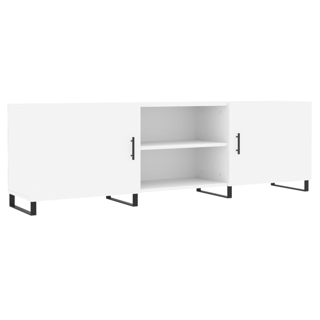 TV Cabinet White 150x30x50 cm Engineered Wood