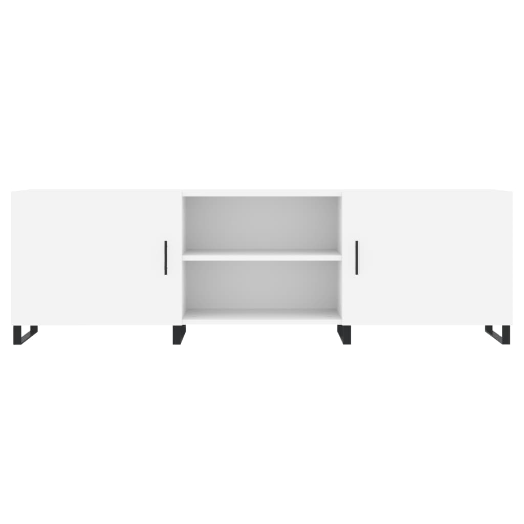 TV Cabinet White 150x30x50 cm Engineered Wood