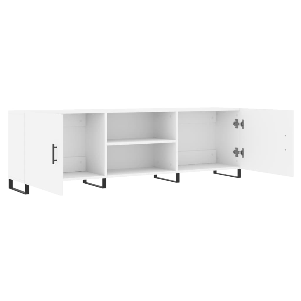 TV Cabinet White 150x30x50 cm Engineered Wood