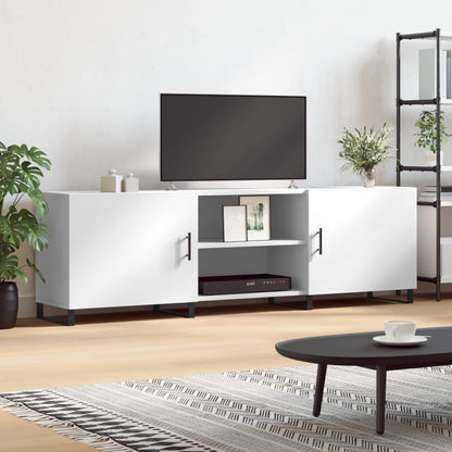 TV Cabinet White 150x30x50 cm Engineered Wood