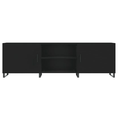 TV Cabinet Black 150x30x50 cm Engineered Wood