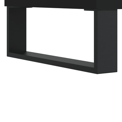 TV Cabinet Black 150x30x50 cm Engineered Wood