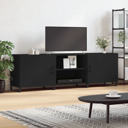 TV Cabinet Black 150x30x50 cm Engineered Wood