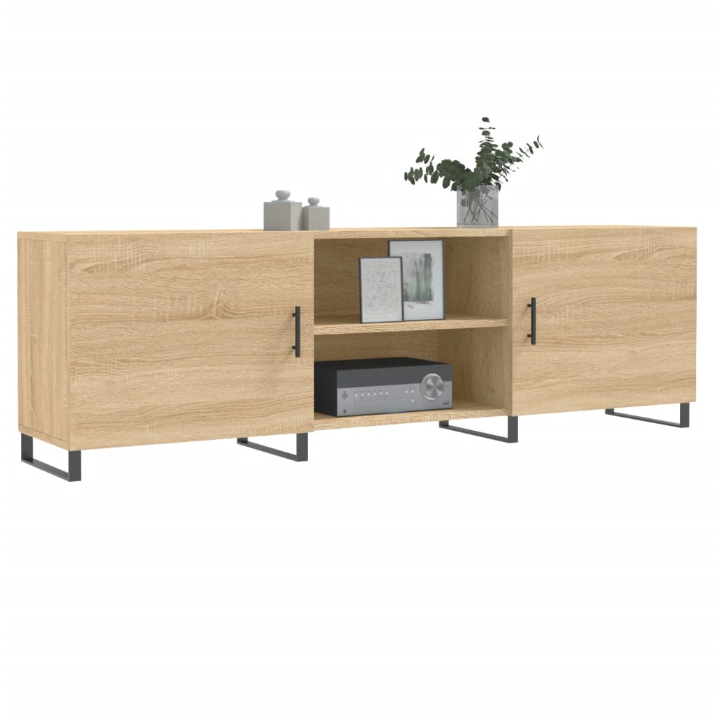 TV Cabinet Sonoma Oak 150x30x50 cm Engineered Wood