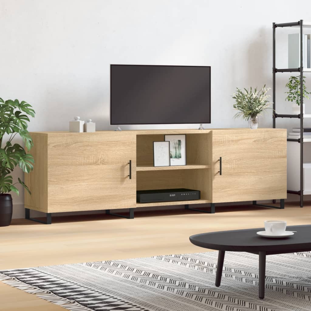 TV Cabinet Sonoma Oak 150x30x50 cm Engineered Wood