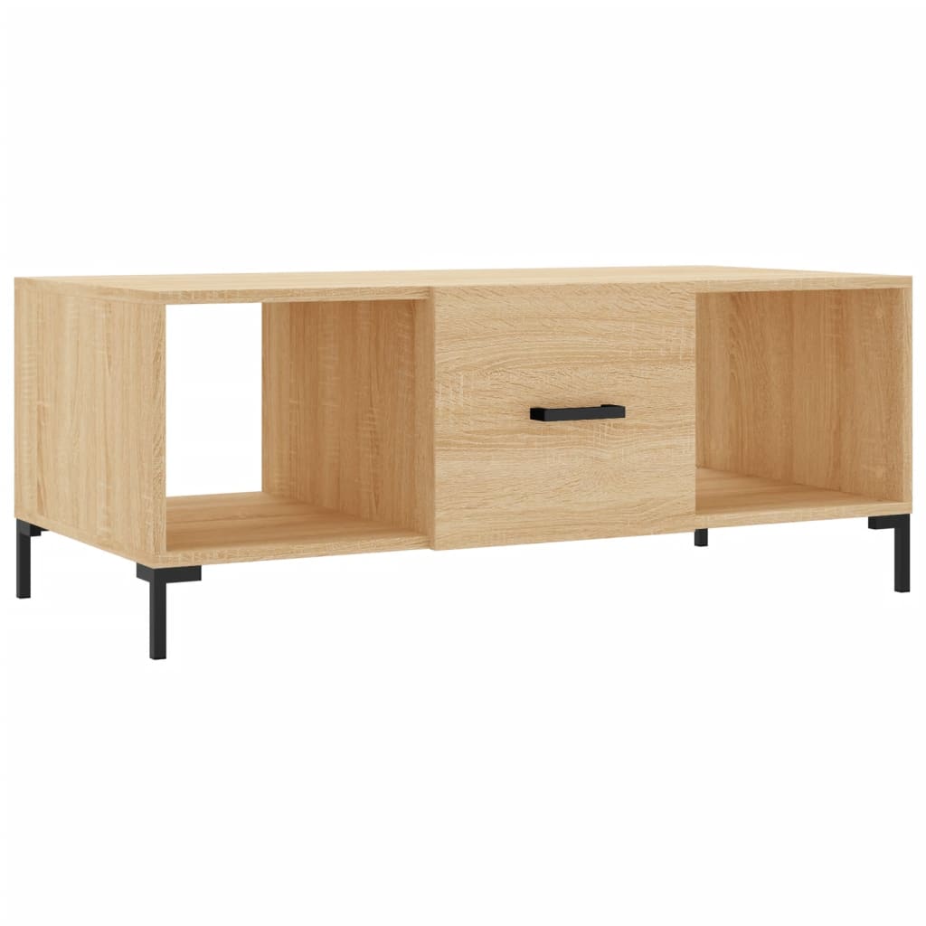 Coffee Table Sonoma Oak 102x50x40 cm Engineered Wood