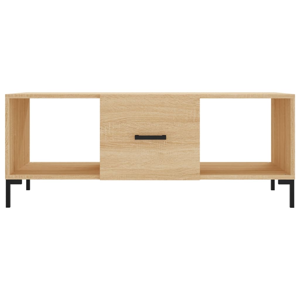 Coffee Table Sonoma Oak 102x50x40 cm Engineered Wood