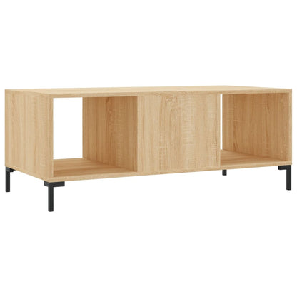 Coffee Table Sonoma Oak 102x50x40 cm Engineered Wood