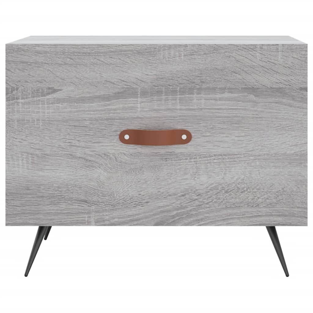 Coffee Table Grey Sonoma 50x50x40 cm Engineered Wood