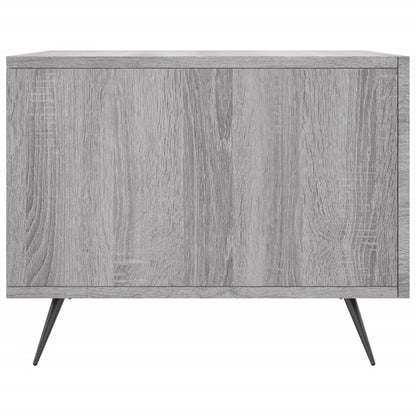 Coffee Table Grey Sonoma 50x50x40 cm Engineered Wood