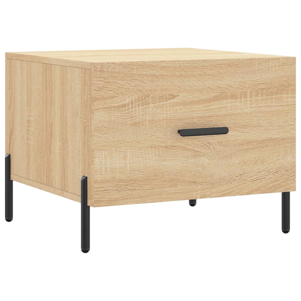 Coffee Table Sonoma Oak 50x50x40 cm Engineered Wood