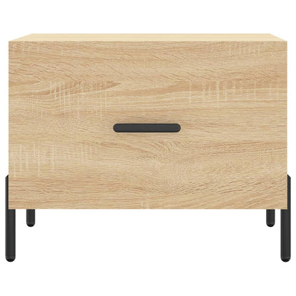 Coffee Table Sonoma Oak 50x50x40 cm Engineered Wood