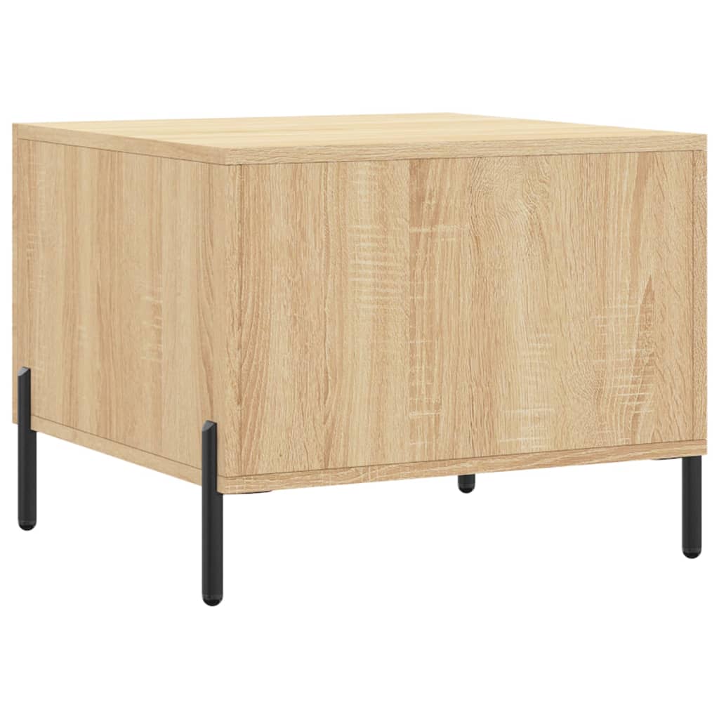 Coffee Table Sonoma Oak 50x50x40 cm Engineered Wood