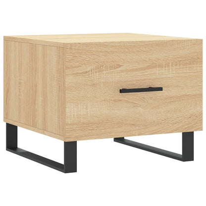 Coffee Table Sonoma Oak 50x50x40 cm Engineered Wood