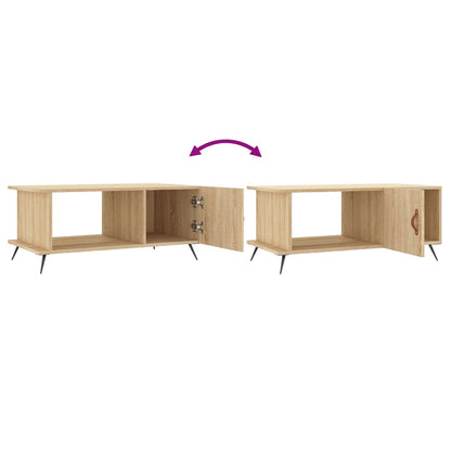 Coffee Table Sonoma Oak 90x50x40 cm Engineered Wood