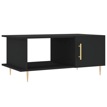 Coffee Table Black 90x50x40 cm Engineered Wood