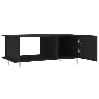 Coffee Table Black 90x50x40 cm Engineered Wood