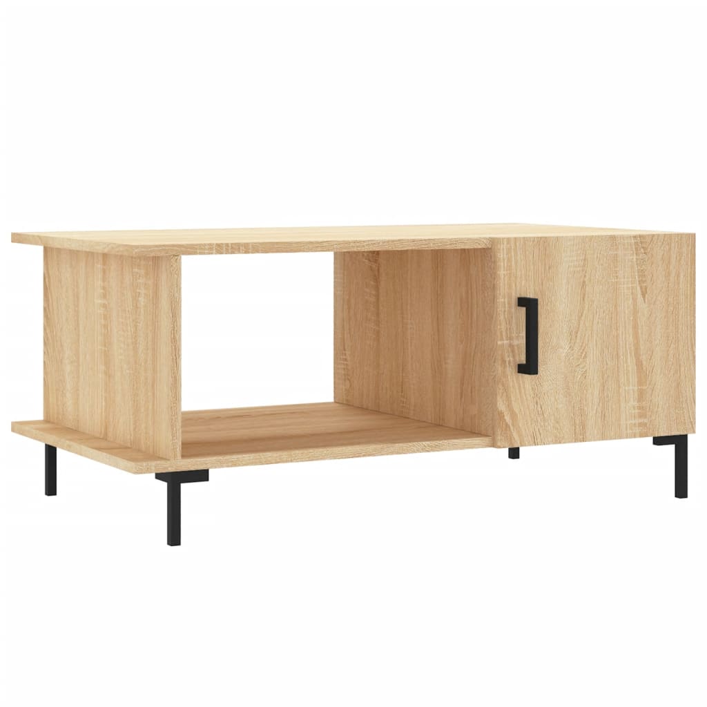 Coffee Table Sonoma Oak 90x50x40 cm Engineered Wood