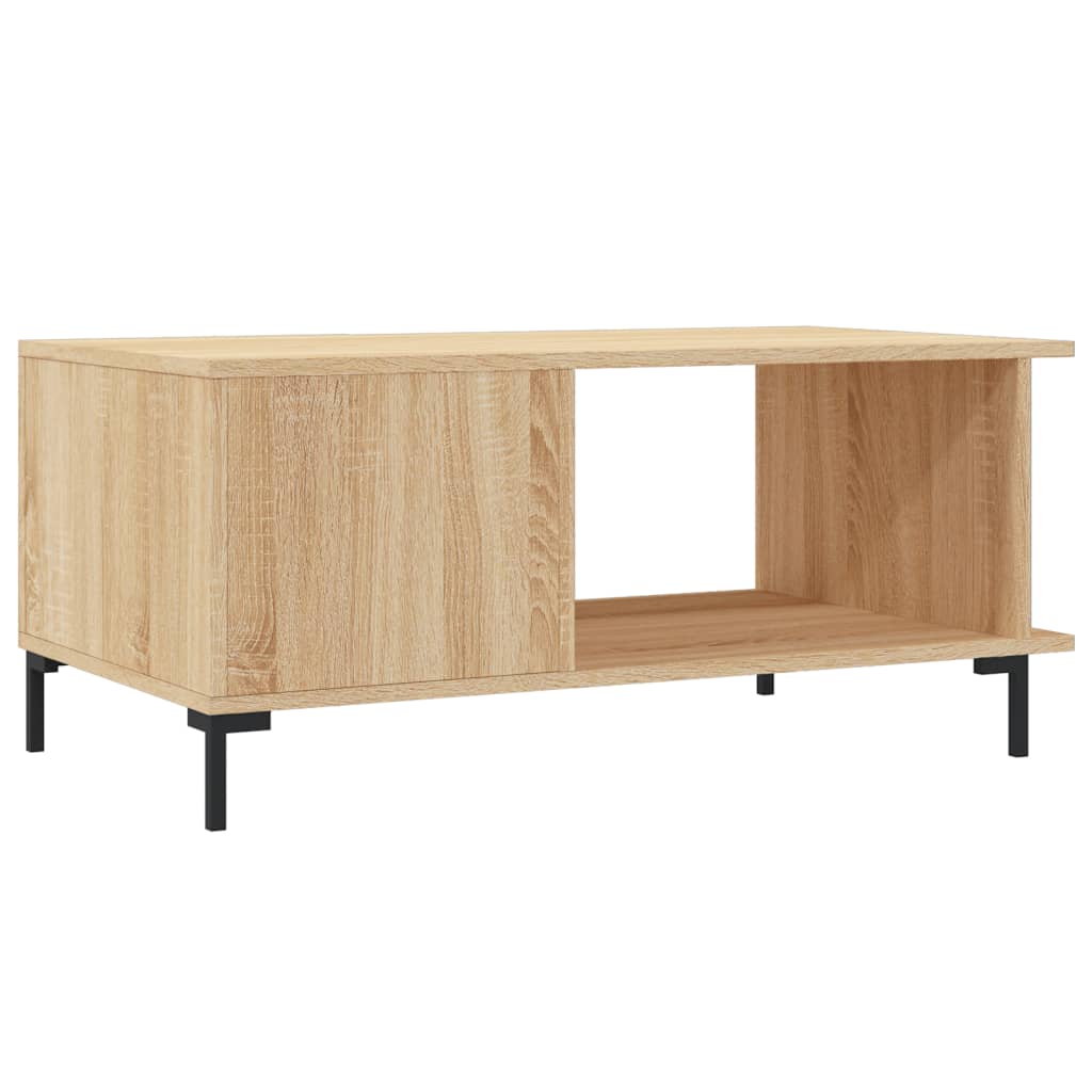 Coffee Table Sonoma Oak 90x50x40 cm Engineered Wood