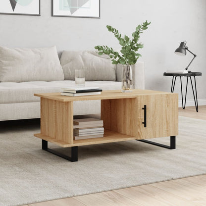 Coffee Table Sonoma Oak 90x50x40 cm Engineered Wood