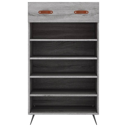 Shoe Cabinet Grey Sonoma 60x35x105 cm Engineered Wood