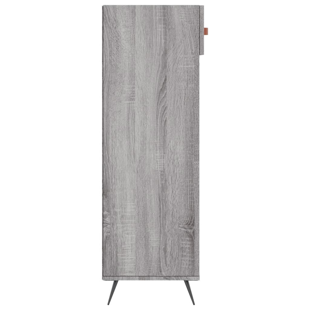 Shoe Cabinet Grey Sonoma 60x35x105 cm Engineered Wood