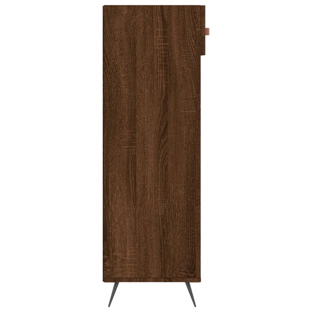 Shoe Cabinet Brown Oak 60x35x105 cm Engineered Wood