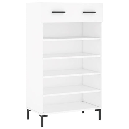 Shoe Cabinet White 60x35x105 cm Engineered Wood