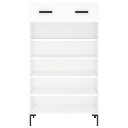 Shoe Cabinet White 60x35x105 cm Engineered Wood