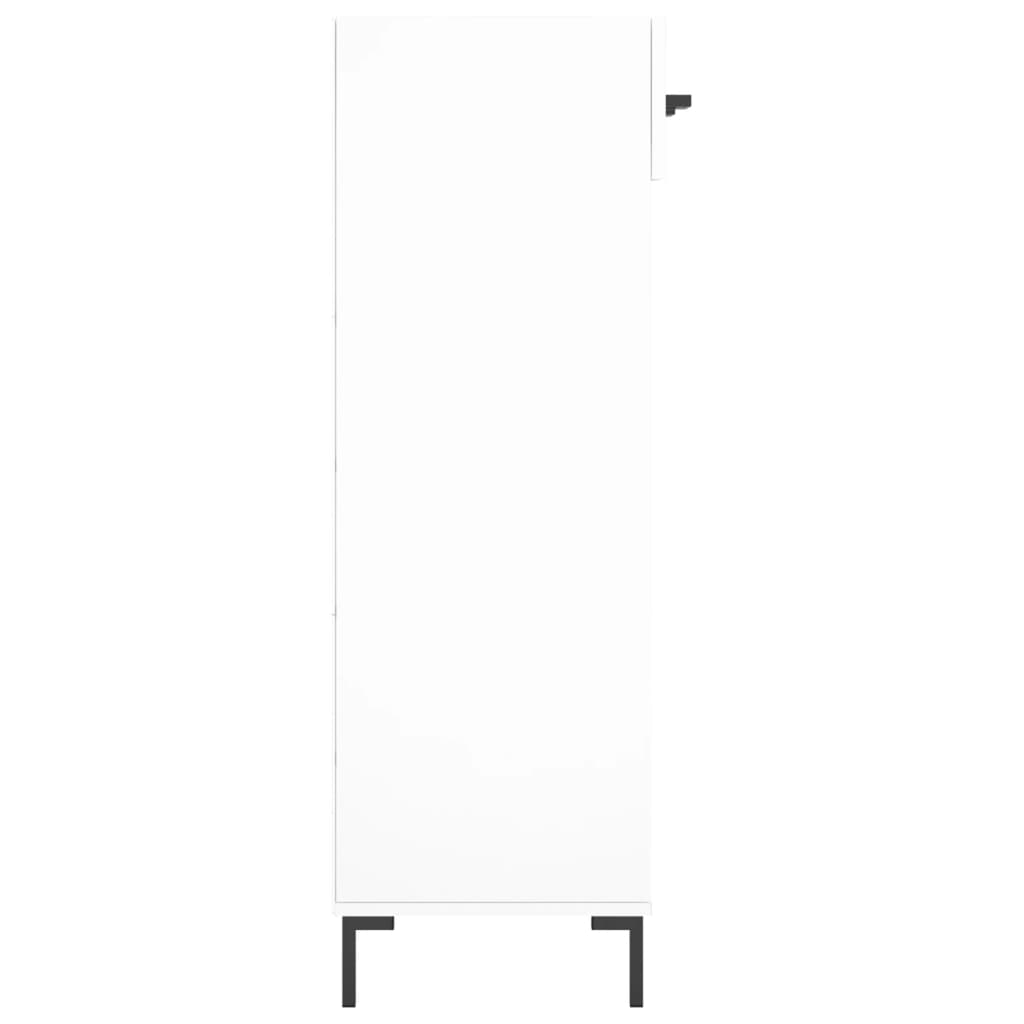 Shoe Cabinet White 60x35x105 cm Engineered Wood