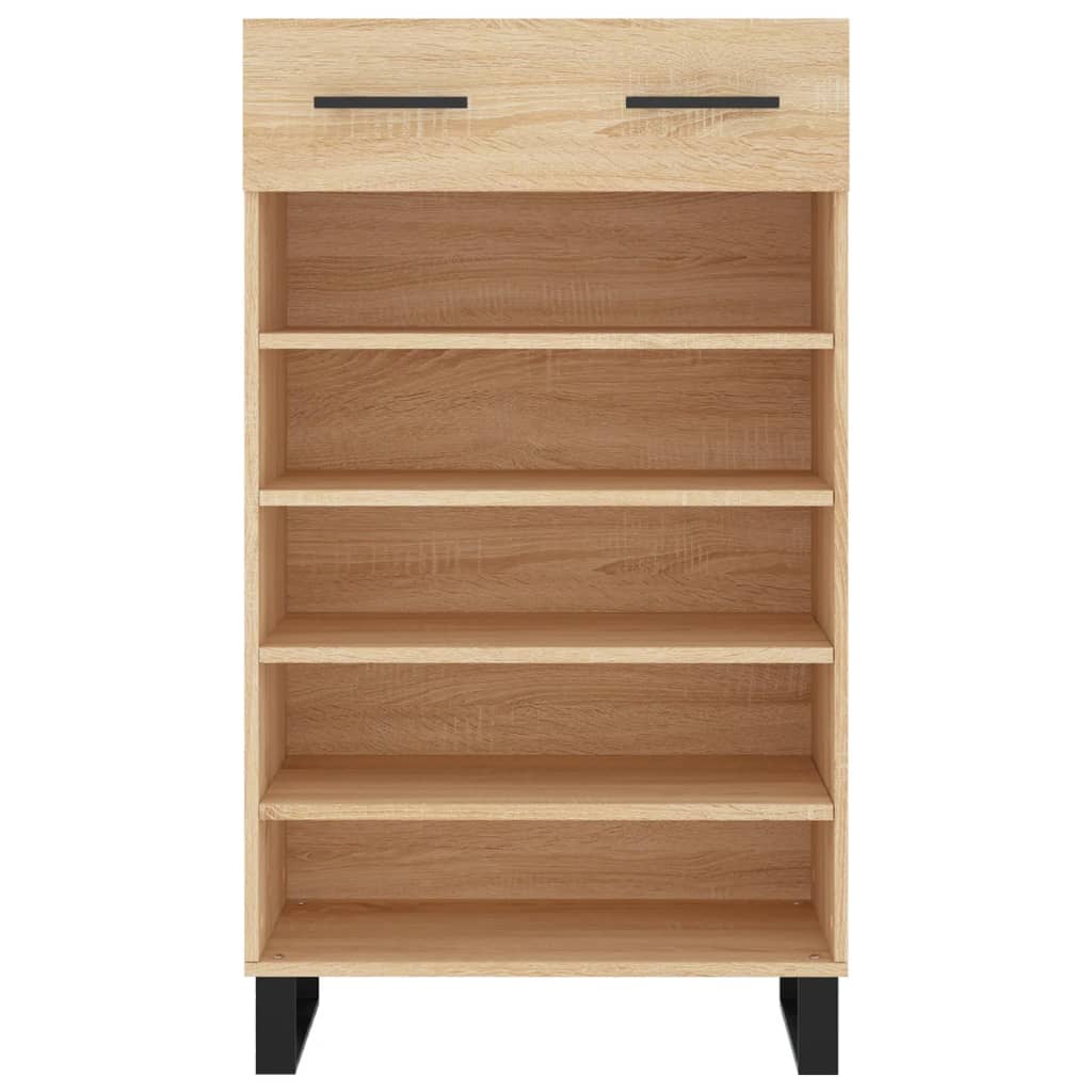 Shoe Cabinet Sonoma Oak 60x35x105 cm Engineered Wood